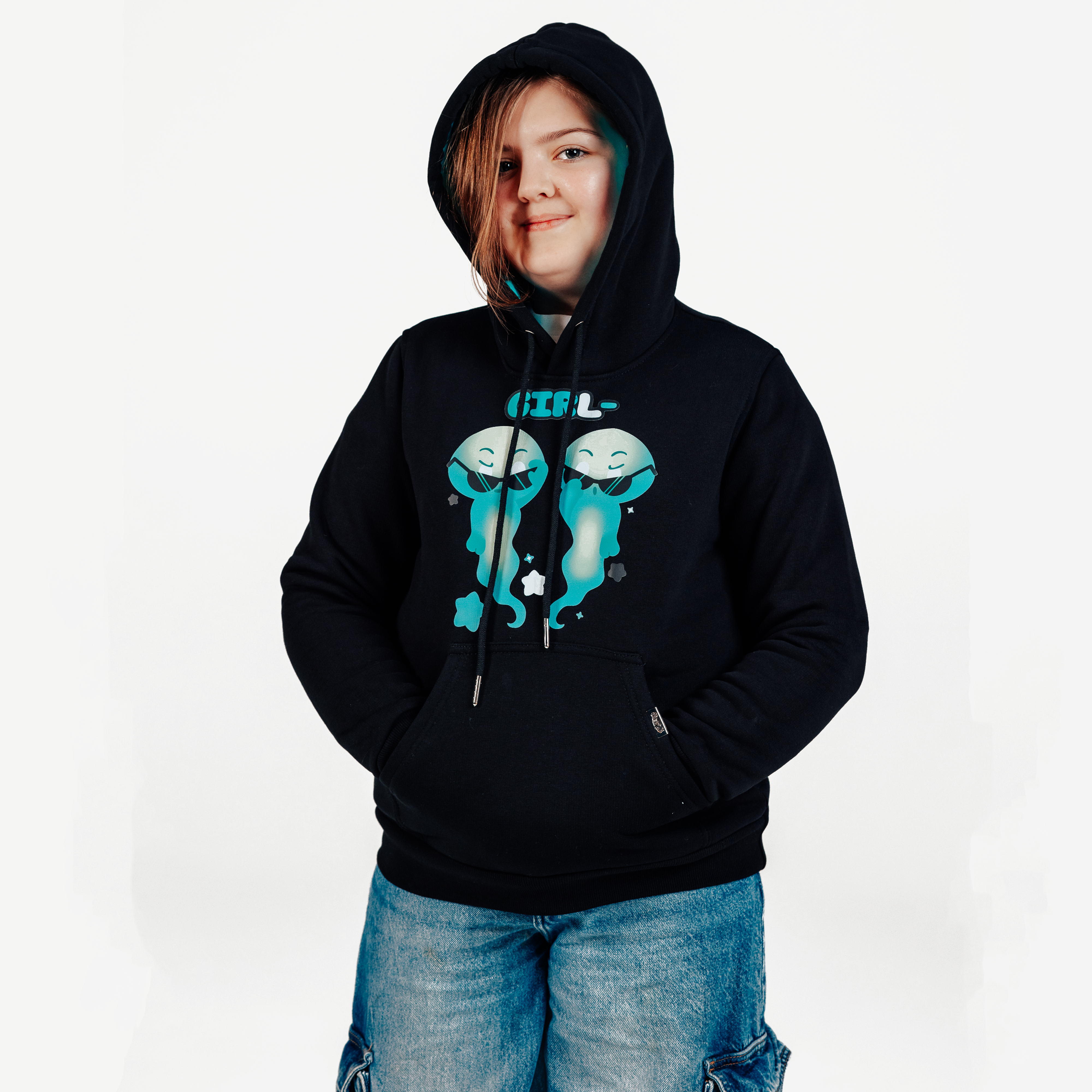 "GIRL-" Graphic Hoodie