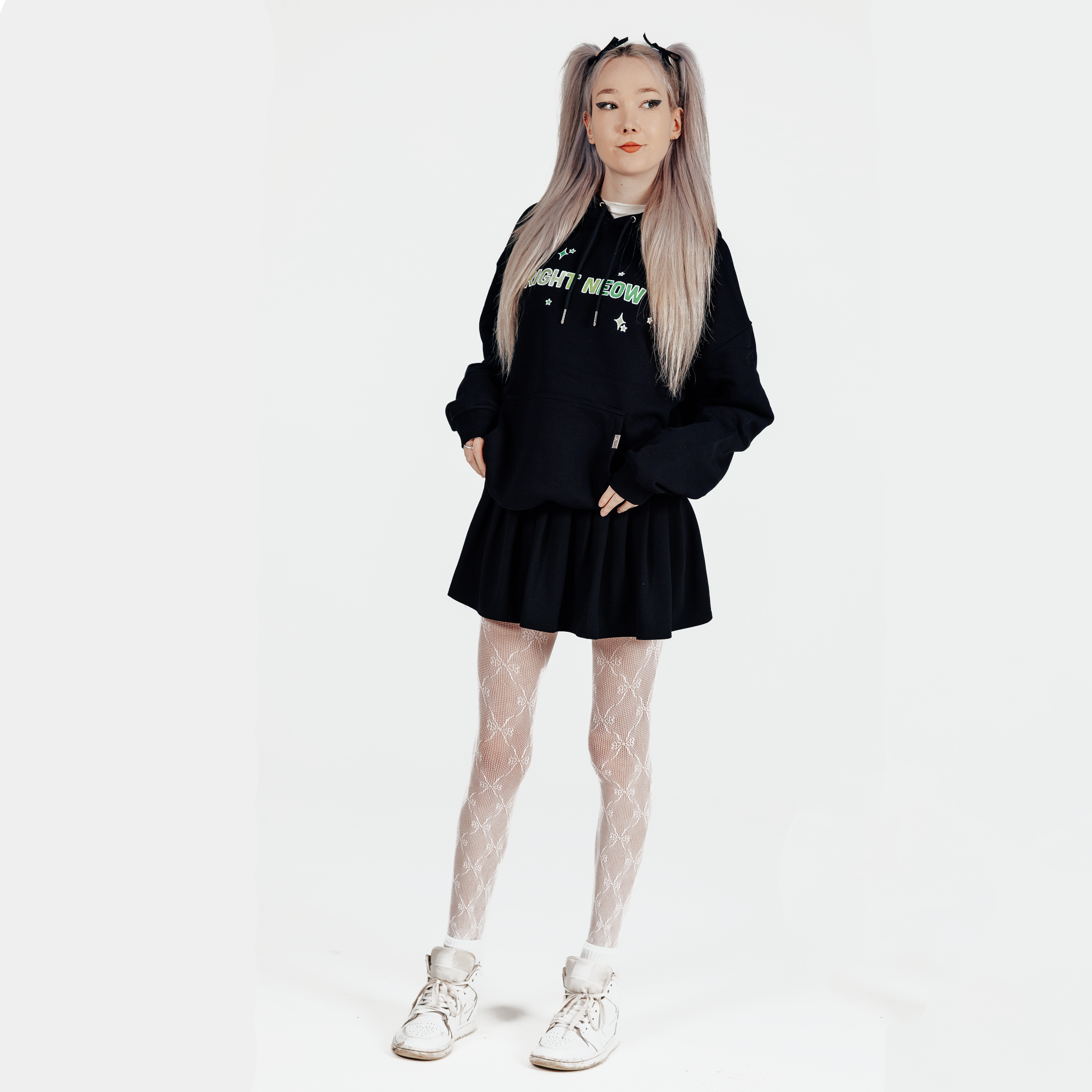 "RIGHT NEOW" Oversized Hoodie