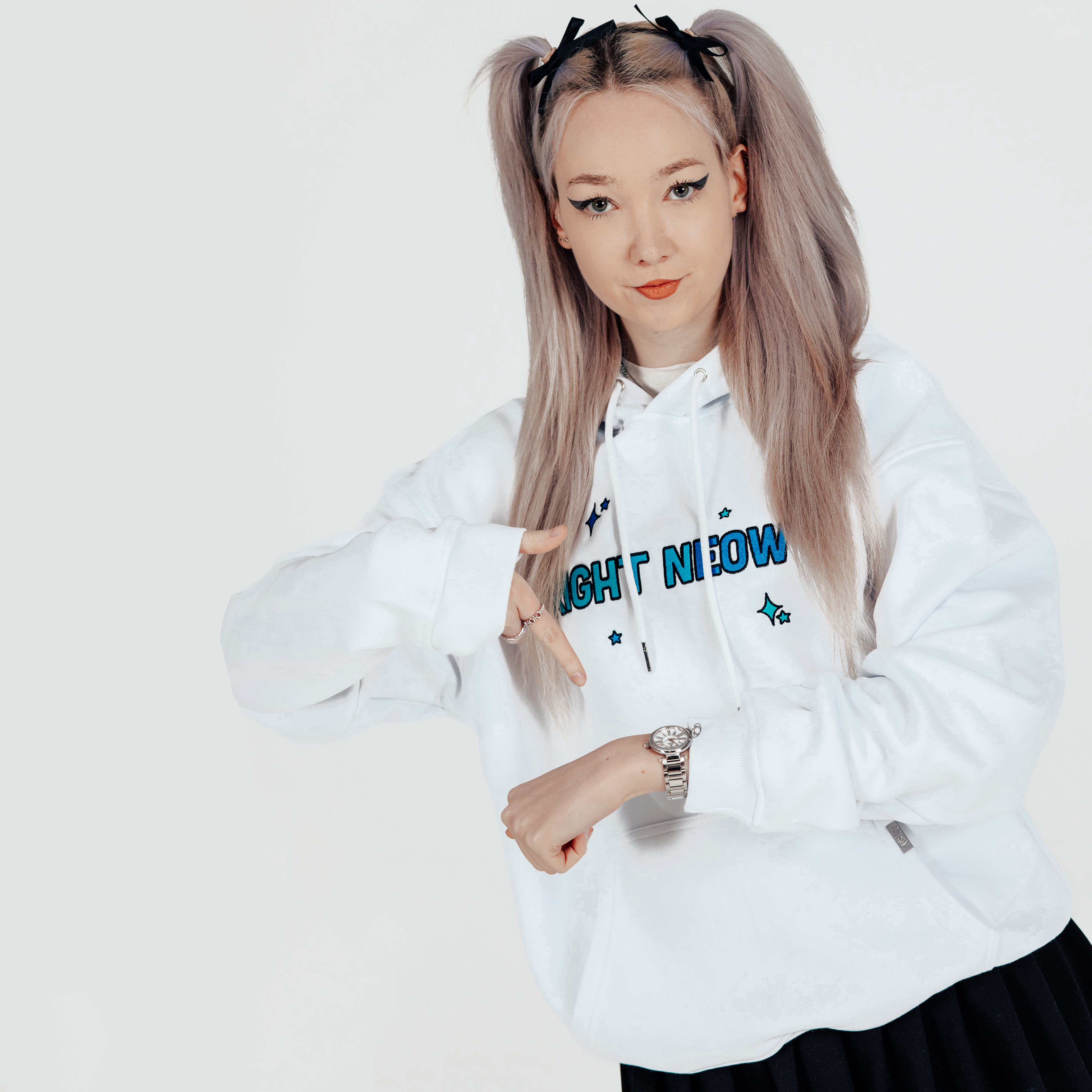 "RIGHT NEOW" Oversized Hoodie