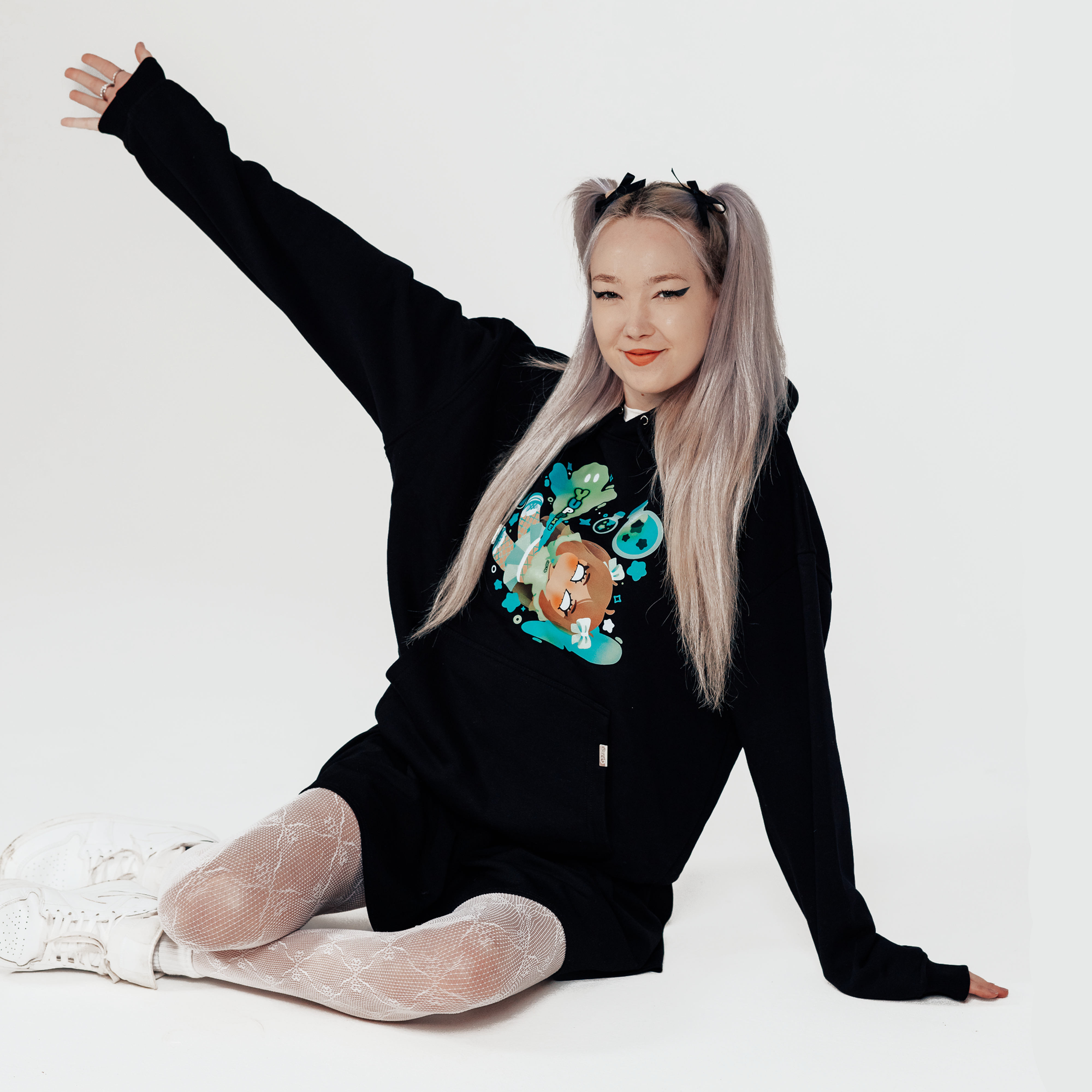 "YUPPIE" Oversized Graphic Hoodie
