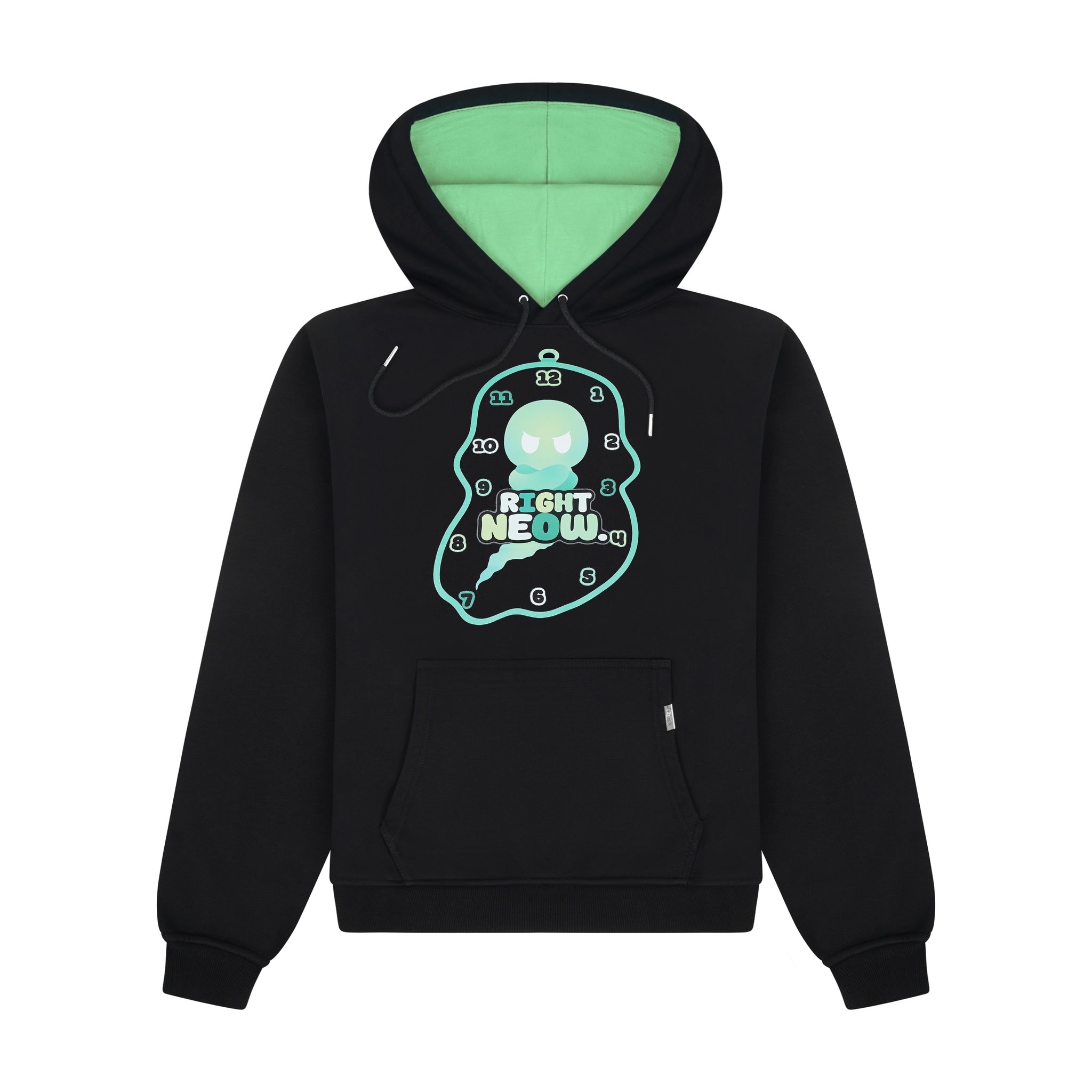 "RIGHT NEOW" Oversized Graphic Hoodie