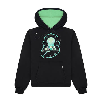 "RIGHT NEOW" Oversized Graphic Hoodie